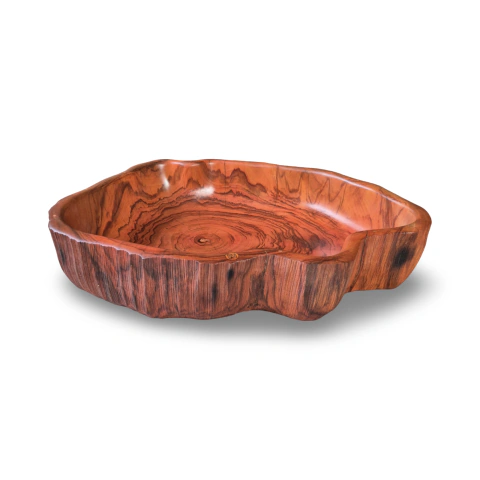 Gamela em Madeira Peroba 53x38x10 cm