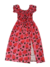 Vestido Kawaii strawberry midi - comprar online