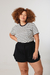 Camiseta Listras Off White