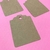 50 tags (retangular kraft)