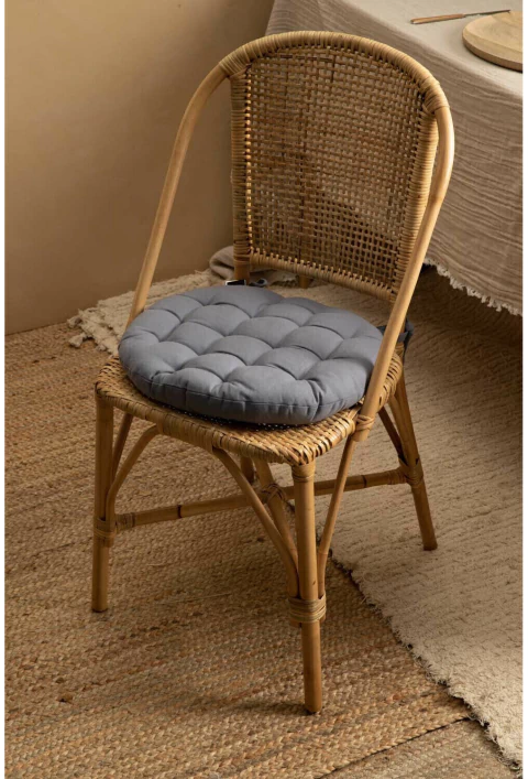 Almohadón de silla redondo Gavema Azul