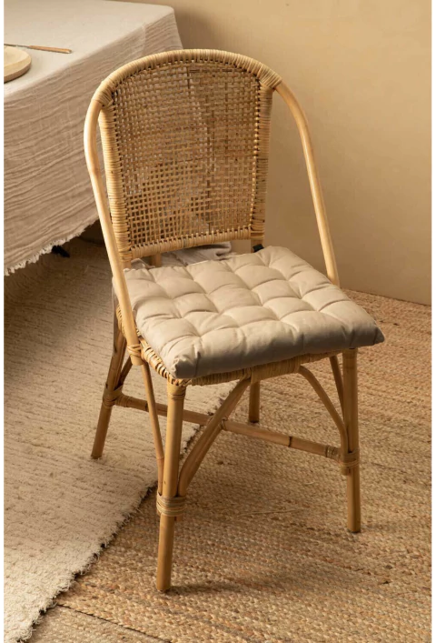 Almohadón de silla cuadrado Gavema Beige