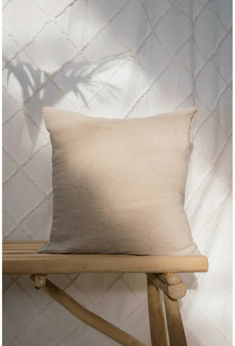 Funda de almohadón Lino natural