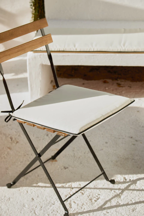 Almohadón de silla exterior cuadrado Cloud Crudo - comprar online