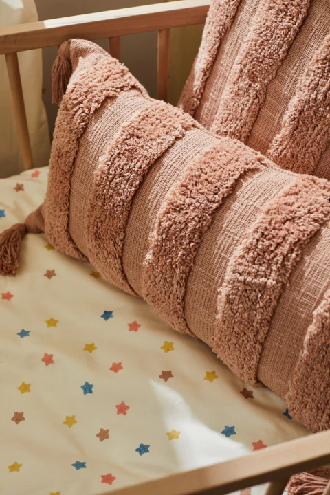 Funda de Almohadón rectangular Mart Marrón Rosado - comprar online