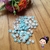 Confeito Floco de Neve Azul e Branco - comprar online
