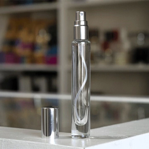 PERFUMERO TUBO VIDRIO CON SPRAY IDEAL CARTERA - comprar online