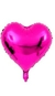 Imagen de Globos Corazon Metalizados De 45cm