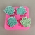 4 HERMOSAS ROSAS 8X 8 CM 1839 - comprar online
