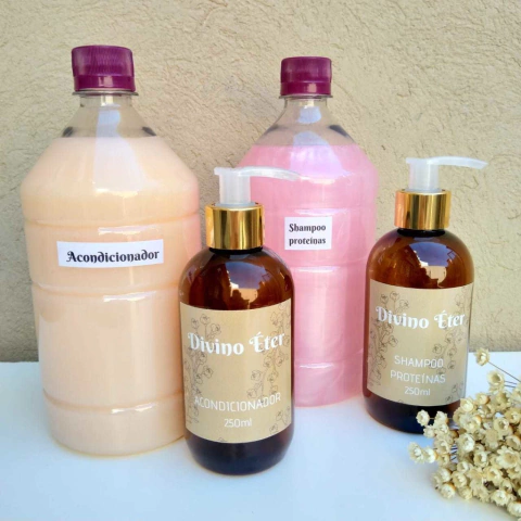 SHAMPOO CON PROTEINAS POR LITRO - Divino Eter