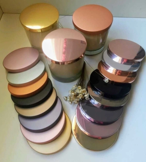 Tapas de Aluminio Anodizado de colores Diametro 8.7 cm para Tennesse