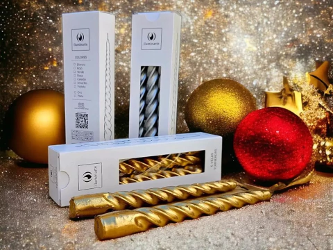 Torneada 20 cm x unidades Oro / Plata 134 ñ caja por 6 unidades