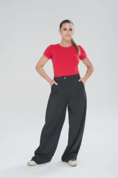 ART 2686 BODY MANGA CORTA ALGODÓN CON LYCRA ROJO - comprar online