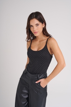 ART 2684 BODY FULL TACHAS CON TIRAS REGULABLES NEGRO en internet