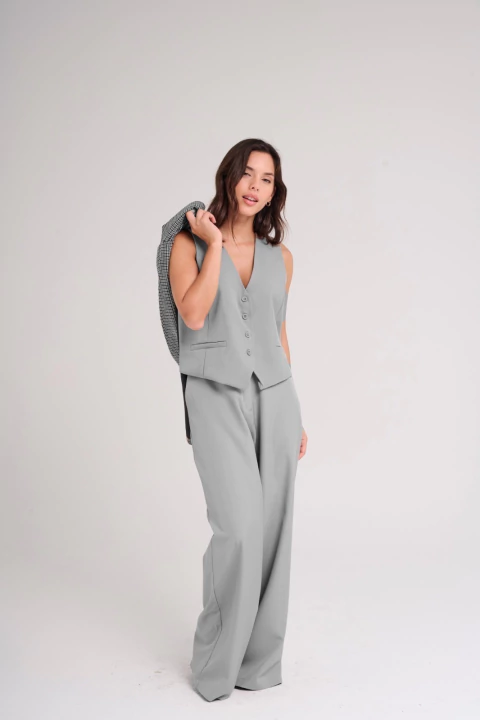 ART 2733 CHALECO SASTRERO GRIS