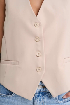 ART 2733 CHALECO SASTRERO NATURAL - comprar online