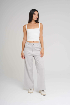 ART 2631 PANTALON GABARDINA FOIL GRIS en internet