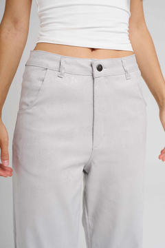 ART 2631 PANTALON GABARDINA FOIL GRIS - Rock & Stories