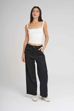 ART 2631 PANTALON GABARDINA FOIL NEGRO - comprar online