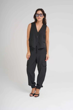 ART 2733T CHALECO TWILL NEGRO en internet