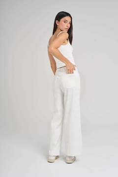 ART 2631 PANTALON GABARDINA FOIL BLANCO en internet