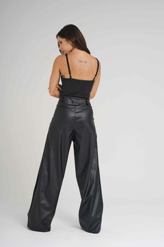 Imagen de ART 2314 PANTALON ECO PALAZZO NEGRO