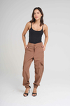 ART 2393 PANTALON SASTRERO CARGO TWILL CHOCO