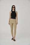 PANTALON CON CIERRE LATERAL BEIGE