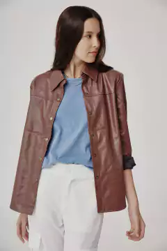 ART 2004 CAMISA ENGOMADA CHOCOLATE