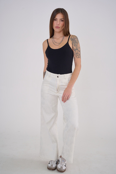 ART 2631 PANTALON GABARDINA FOIL BLANCO en internet