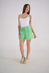 ART 2476 SHORT TWILL CON PINZAS Y LAZO VERDE