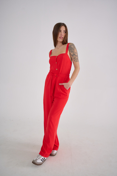 ART 2424 MONO SIMIL LINO CON CINTURA ELASTIZADA