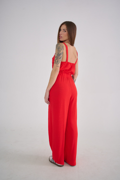 ART 2424 MONO SIMIL LINO CON CINTURA ELASTIZADA - comprar online