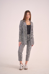 ART 2423 BLAZER CON LUREX PLOMO - comprar online