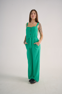 ART 2424 MONO SIMIL LINO CON CINTURA ELASTIZADA - comprar online