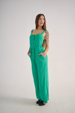 ART 2424 MONO SIMIL LINO CON CINTURA ELASTIZADA - comprar online
