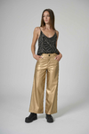 ART 2314 PANTALON PALAZZO ECO DORADO