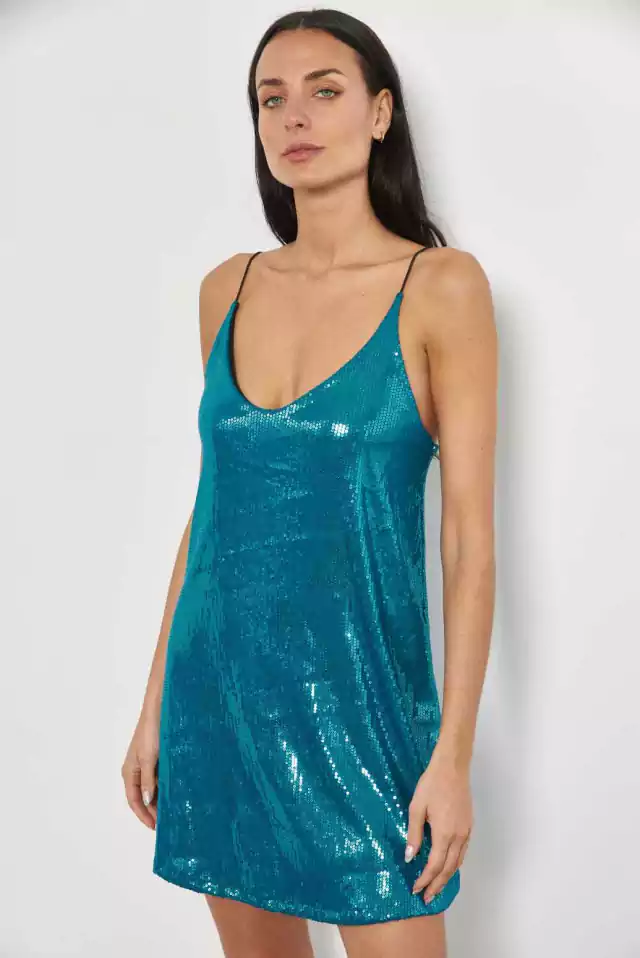 Vestido Lentejuelas Con Tirita thumbnail 2