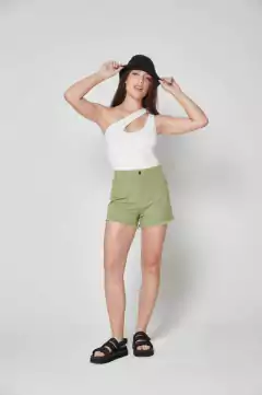 ART 2208 SHORT MULTITACHAS VERDE CLARO - comprar online