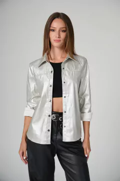 CAMISA ENGOMADA PLATA - comprar online