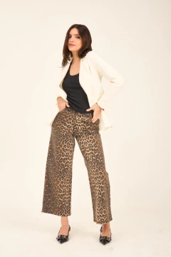 ART 2745 PANTA ANIMAL PRINT GABARDINA - comprar online