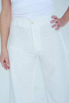 ART 2866 PANTALON FULL TACHAS CRUDO - comprar online