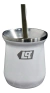 Mate Acero Inoxidable Térmico 300 Ml Vaso Lusqtoff Blanco St - comprar online