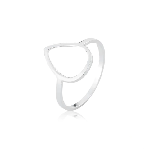 Anel de Prata Gota Vazada