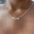 Imagem do Colar com Nome de Prata Fonte Baby