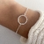 Pulseira Circulo Cravejado de Prata PUL00056 - comprar online
