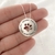 Colar de Prata Medalha Patinha Personalizada - Valentina's Joias