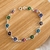 Pulseira de Prata Olho Grego PUL00017 - Valentina's Joias