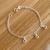 Pulseira zircônia infantil de Prata PUL00032