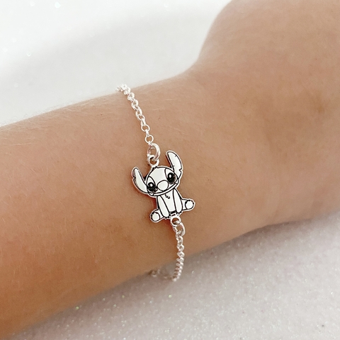 Pulseira de Prata Stitch - comprar online